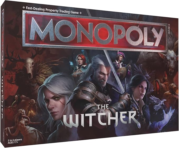 The Witcher 4 Will Be at The Game Awards 2025, but... 10 81Ob4dJ9QdL. AC SX679 Monopoly The Witcher | Play as Crystal Skull, Flaming Book, Kaer Morhen, Lute and More | Officially Licensed Collectible Game Based On Popular Video Game Franchise