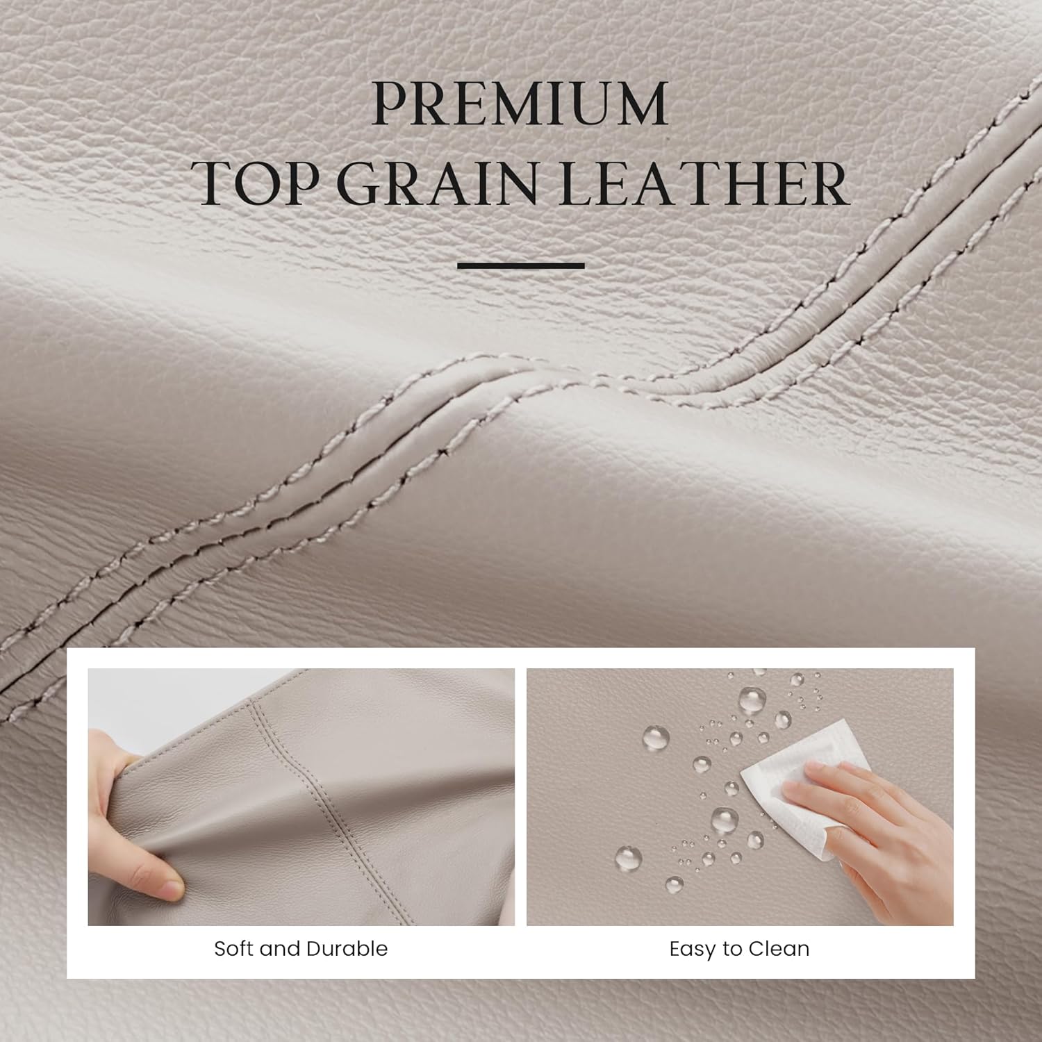 befen Genuine Leather Hobo Bags for Women, Anti Theft Soft Leather Shoulder Handbags Purses Lightweight Crossbody Bags - Image 4