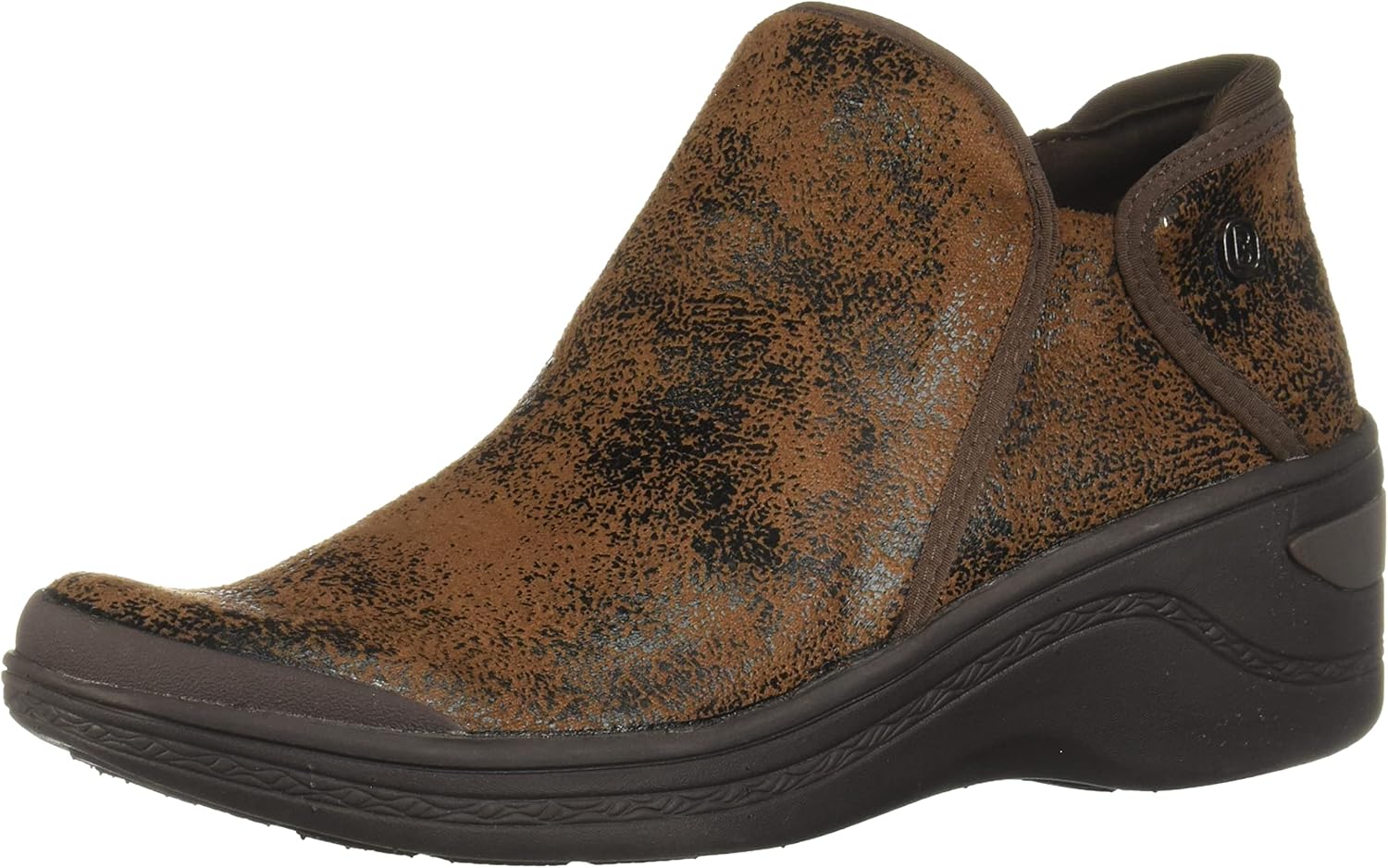 BZees Women's Domino Ankle Boot, Whiskey Fabric, 7.5