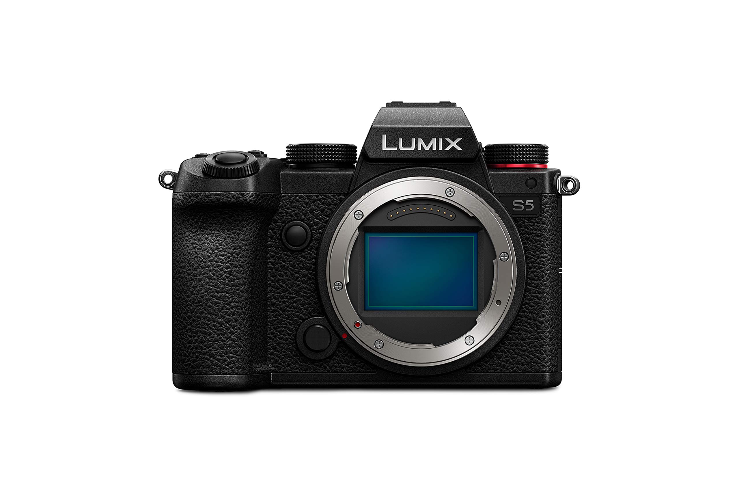 Panasonic LUMIX DC-S5GR-KIT S5 Full Frame Mirrorless Camera Body, 4K 60P Video Recording with Flip Screen and Wi-Fi, L-Mount, 5-Axis Dual I.S, (Black) and Vlogging Grip [Amazon Exclusive]