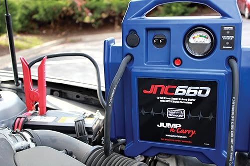 Miniatura 5 de Jump-N-Carry arrancador de 3400/1700 amperios de pico de 12/24V JNC1224 y Jump-N-Carry arrancador de 1700 amperios de pico de 12V JNC660, azul