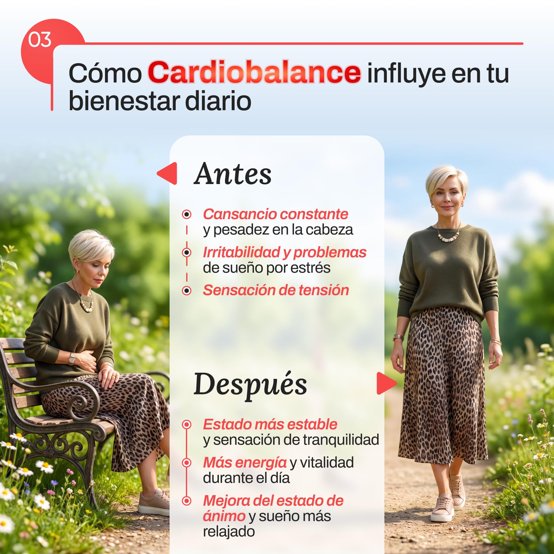 Cápsulas Cardiobalance | Salud del Corazón | Extracto de Arándano Rojo 450mg + Coenzima Q10 + L-Arginina | Fórmula Cardiovascular con Vitamina B1, B6, B9, Magnesio | 40 Cápsulas