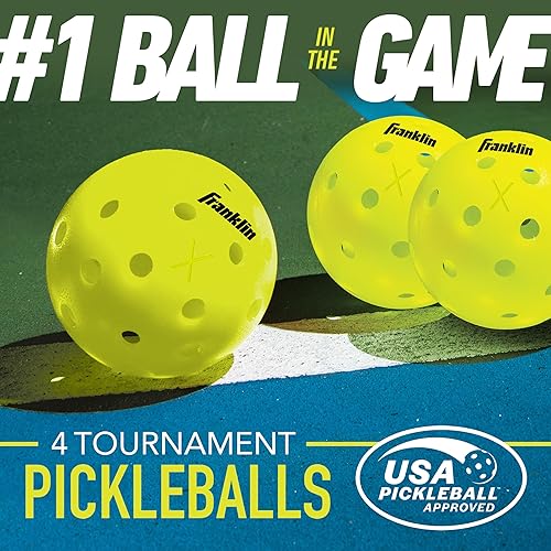 Miniatura 6 de Franklin Sports Pickleball - Juego de paletas y bolas de Pickleball de madera + Pickleballs - Activador - US Pickleball (USAPA) aprobado