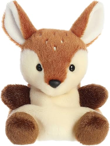 Aurora Adorable Palm Pals Dalia Fawn - Juego de bolsillo - Diversión coleccionable - Marrón 5 pulgadas