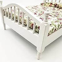 Vista 3 de Accesorios de decoración de casa de muñecas, mini muebles de casa de muñecas, habitación de cama, juguete de juego de simulación