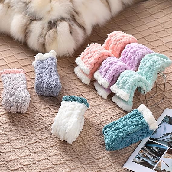 Fuzzy Socks, Women's Fluffy, Cozy Socks for Winter Warm