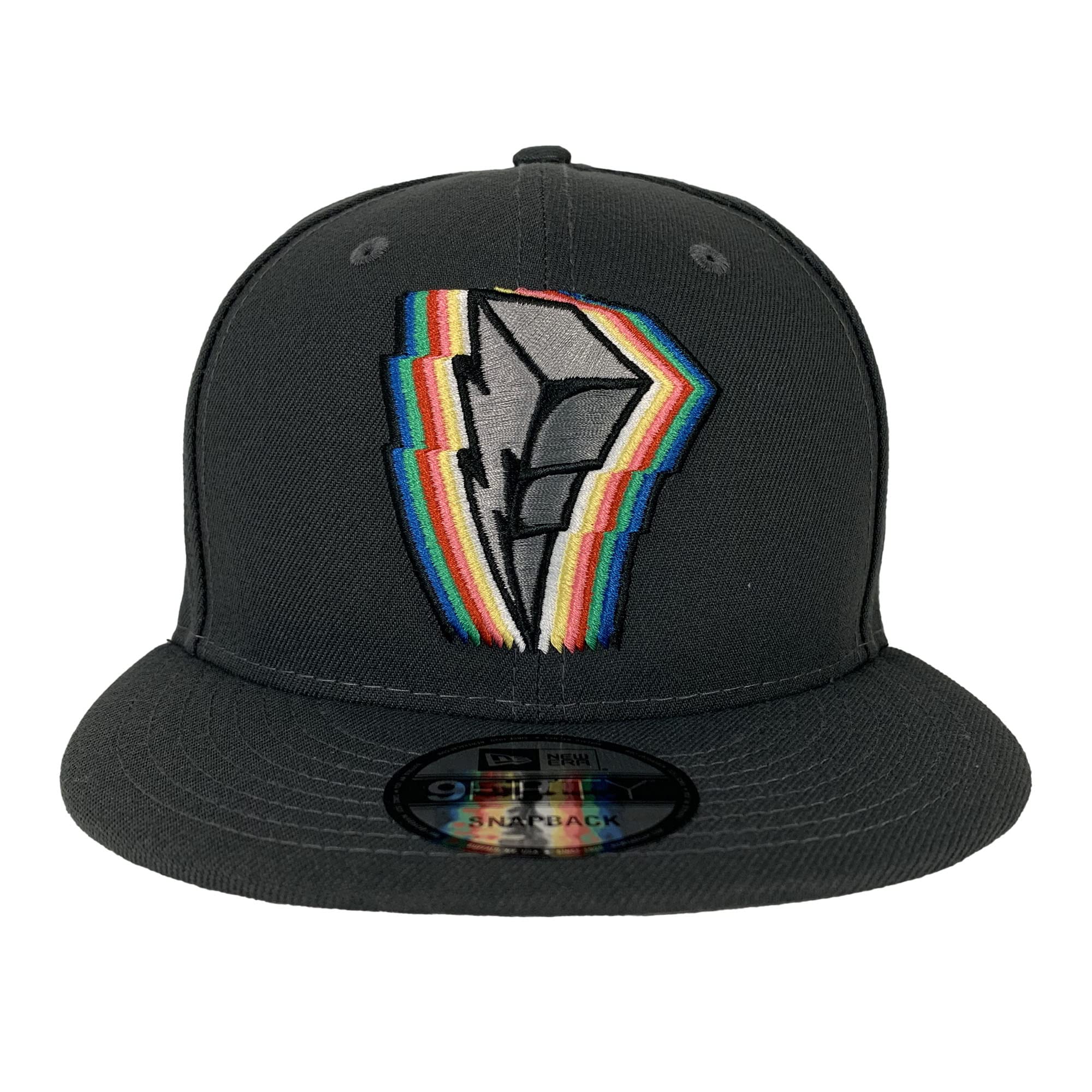 New Era 9FIFTY Mighty Morphin Power Rangers Bolt Symbol Snapback Hat Cap Black