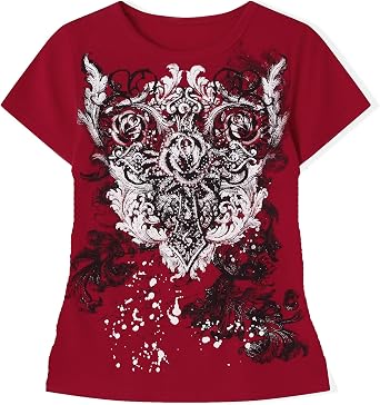 Grunge Shirts Emo Clothes Teen Girls Vintage Graphic Tee Y2k 2000s Goth Top Women Mcbling Short Sleeve Streetwear