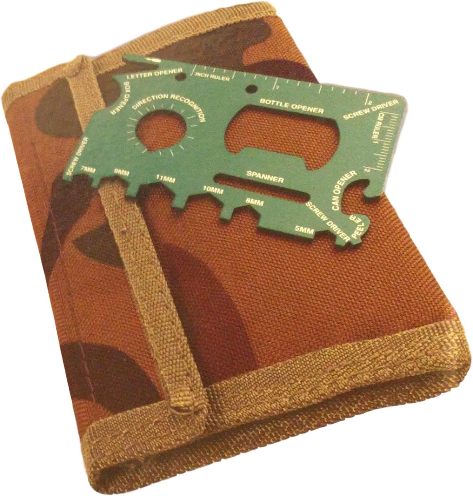 Camo Wallet & Credit Card Tool Set