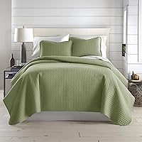 Vista 15 de Southshore Fine Living, Inc. Edredón acolchado de verano, juego de ropa de cama tamaño Queen con 2 fundas de almohada acolchadas, colcha con diseño