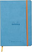 Vista 1 de Rhodia Diario Portero, A5, Punteado, Azul Turquesa
