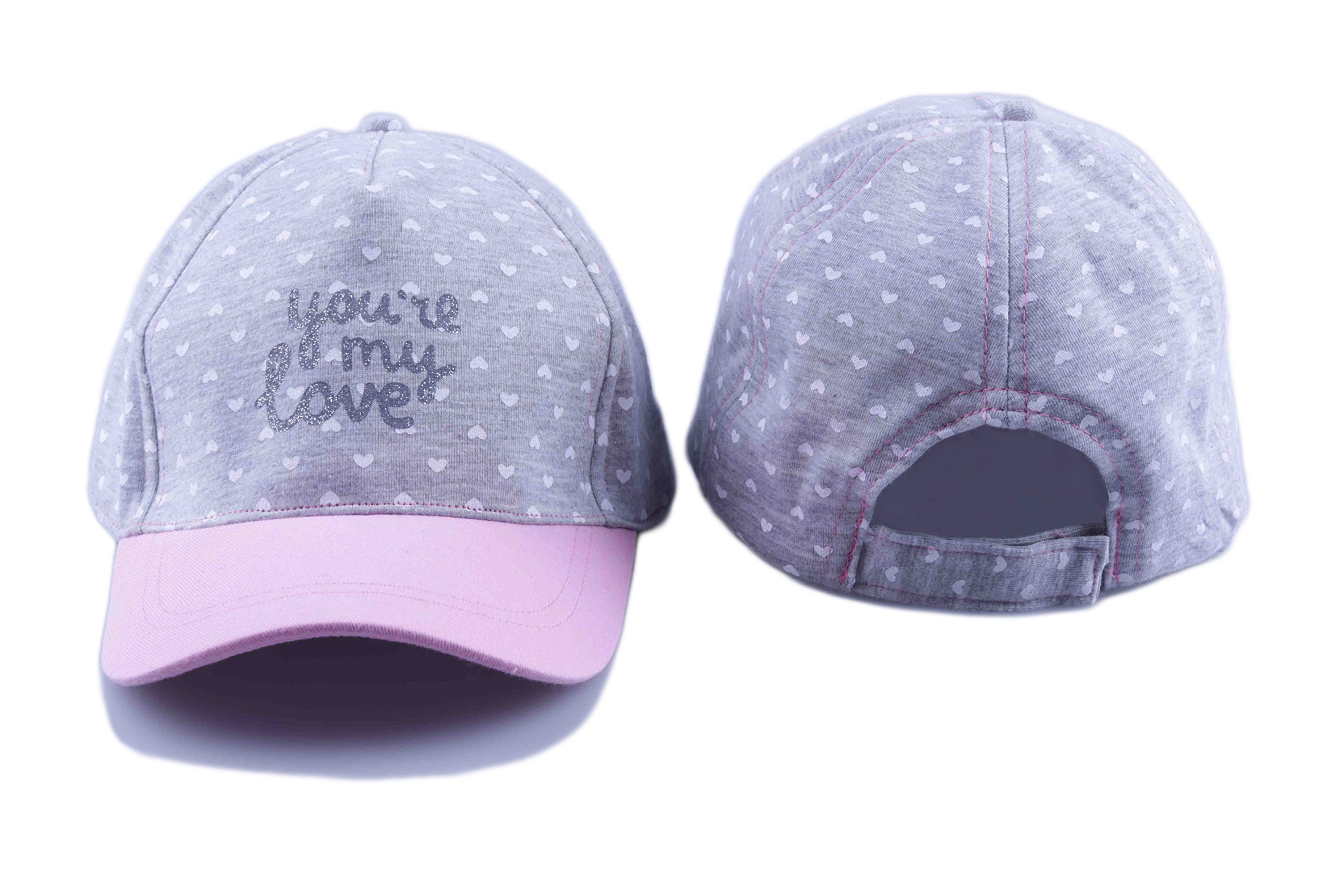 Bienzoe Niña Algodón Béisbol Tapa Ajustable Sombrero de Visera