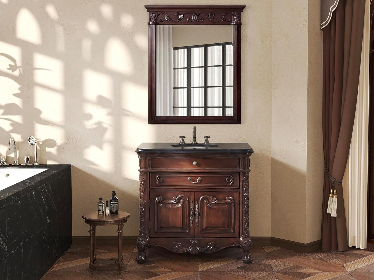 36” Benton Collection Spectacular All Wood Construction Madison Bathroom sink vanity Model S01GT36