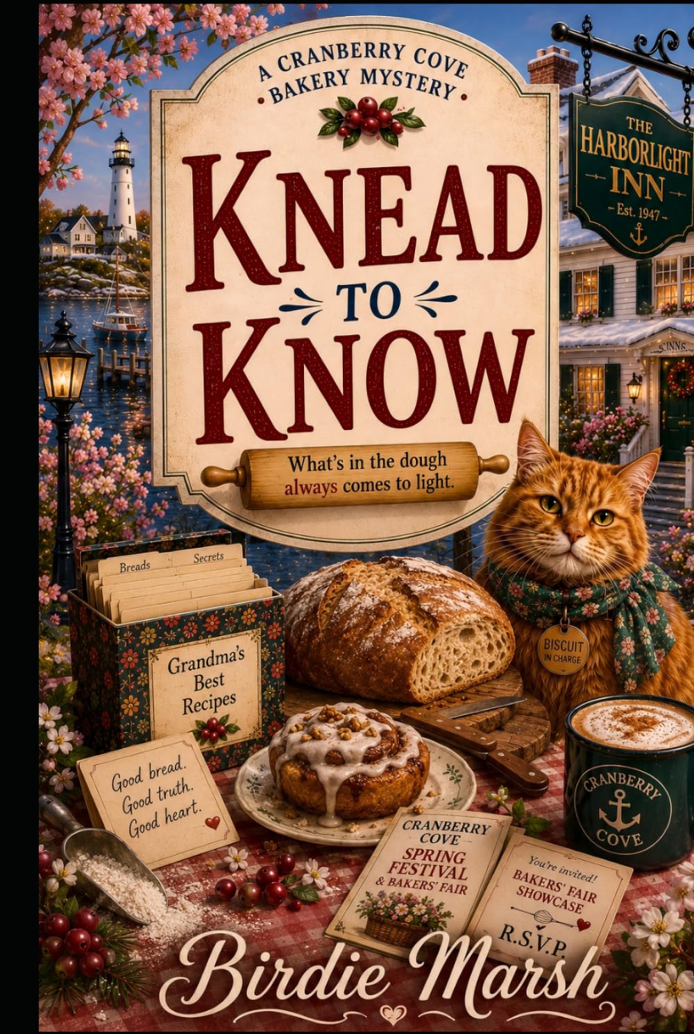 Knead to Know: A Cranberry Cove Cozy Mystery with Recipes (Cranberry Cove Bakery Mysteries)