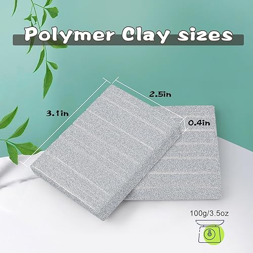 Miniatura 3 de ifergoo Arcilla polimérica, 3.53 oz (3.53 oz), modelo de arcilla horneada para esculpir, bricolaje, creación artística y proyectos escolares, ideal