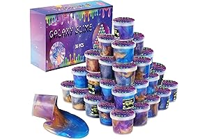 36 Packs Galaxy Slime Putty: Super Soft, Non-Sticky Galaxy Fun!