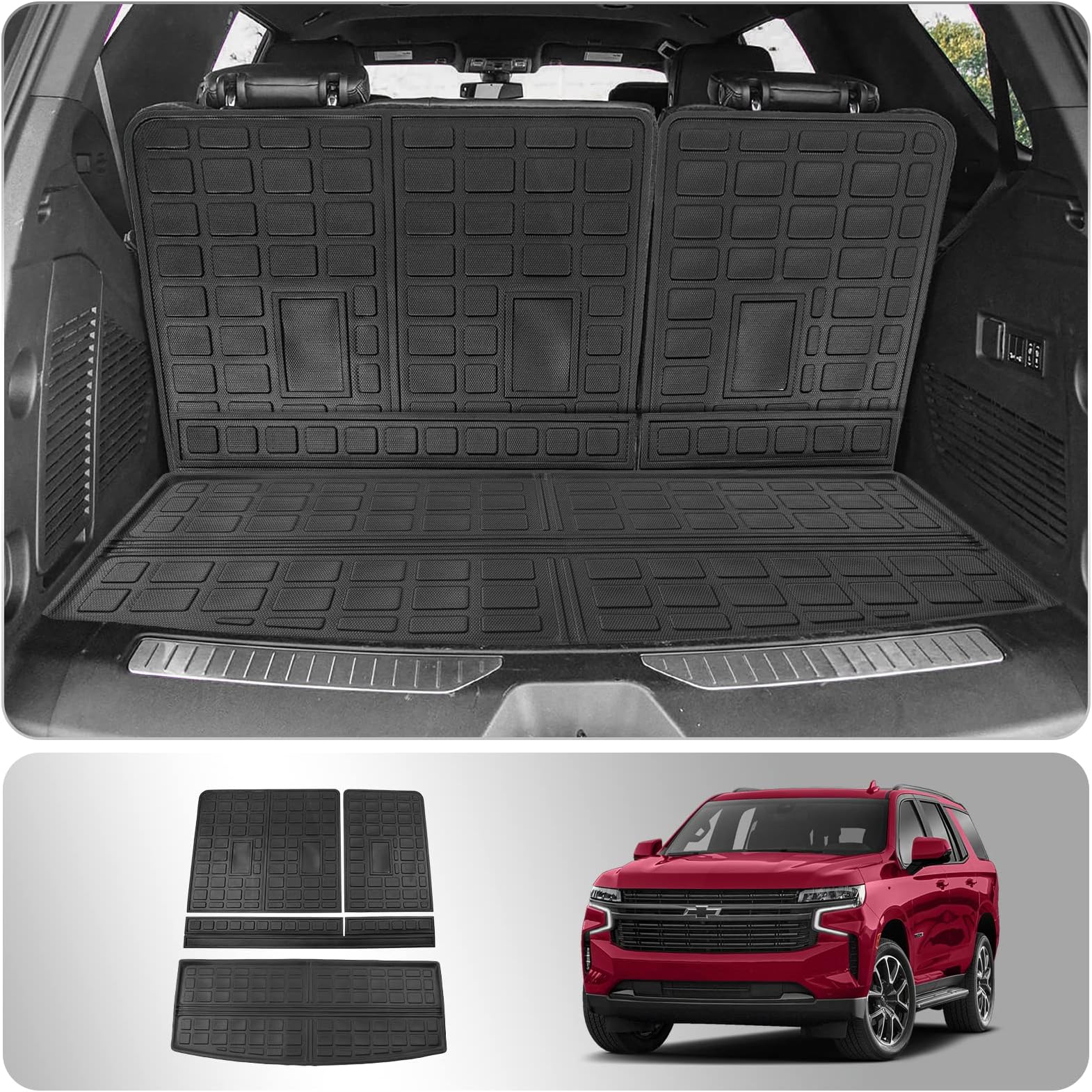 Thinzyou Cargo Mat Compatible with 20212023 Chevrolet