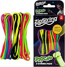 ZipString - Psycho Strings - Pack of 3 - Replacement Strings for Rope Launcher Toy - Glow in The Dark Fidget String for Kids & Adults
