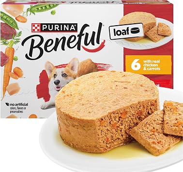 Beneful Purina Wet Dog Food Loaf Variety Pack, 5.5 oz, Pack of 12