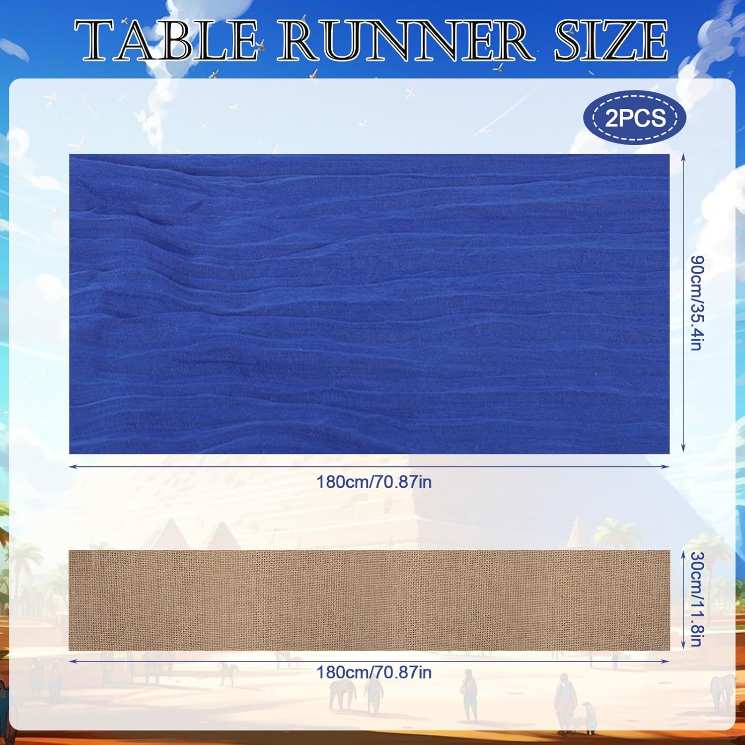Happy Passover Table Runner with Placemats 26 PCS DIY Passover Table Centerpiece Set Passover Wooden Tabletop Signs with Base for Jewish Easter Seder Table Pesach Festival Party Decor Supplies