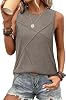 Tank top sin mangas para mujer WIHOLL, cuello redondo, holgado 1