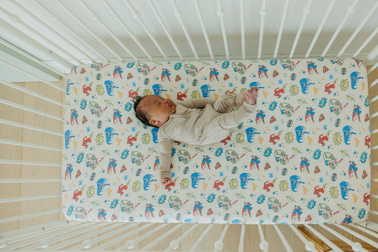 Copper Pearl Premium Strick-Bettlaken für Jungen und Mädchen, atmungsaktiv und weich, Spannbettlaken für Standard-Baby-Matratzen, Kinderbettlaken für Baby-Wunschliste oder Duschgeschenk, Justice