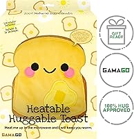 Vista 7 de GAMAGO Almohadilla térmica y almohada abrazable para tostadas, almohadilla térmica para microondas para calambres, dolores y alivio de la ansiedad