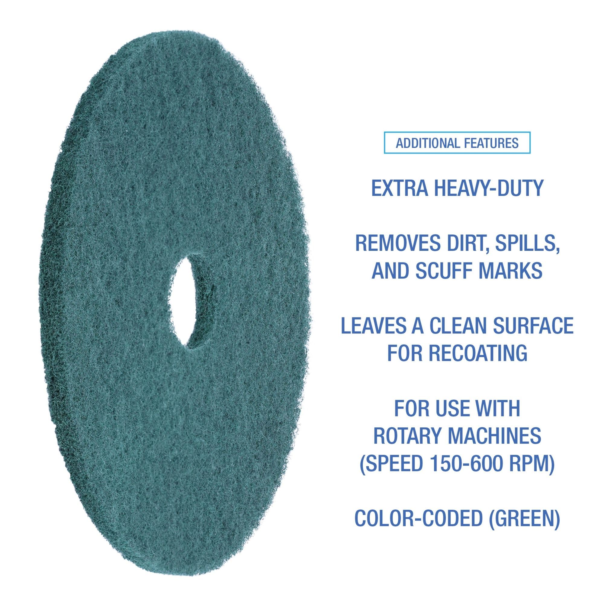 PAD,FLOOR,SCRUB,18",GN