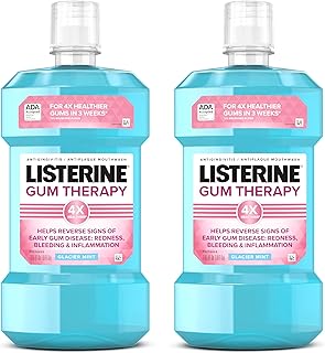 Listerine Gum Therapy Antiplaque & Anti-Gingivitis Mouthwash, Oral Rinse...