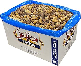 Deluxe Fancy Mixed Nuts Roasted Salted (No Peanuts), 20 Lbs. Bulk Case, ...