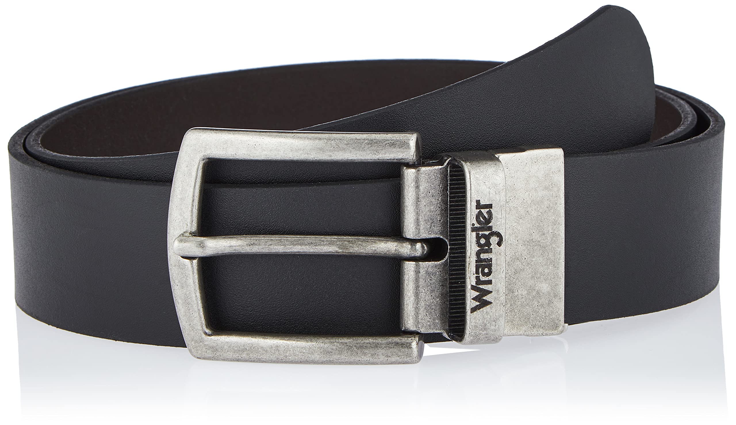 Wrangler Men's Noir Belt Sided