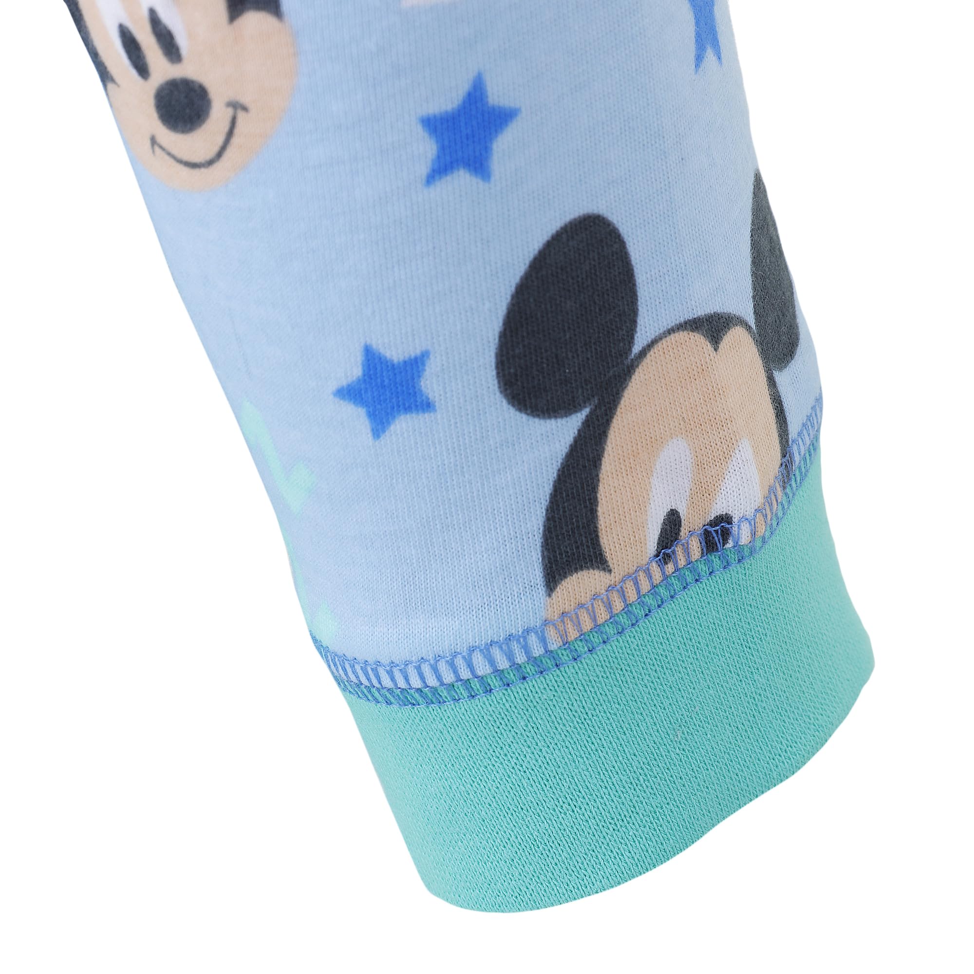 Disney Pigiama per bambini, motivo: Topolino, 2 pezzi, in cotone, per bambini e bambine
