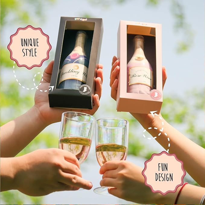 Medias de vino en botella Popcraze Rose o Sparkling Wine miniatura 4