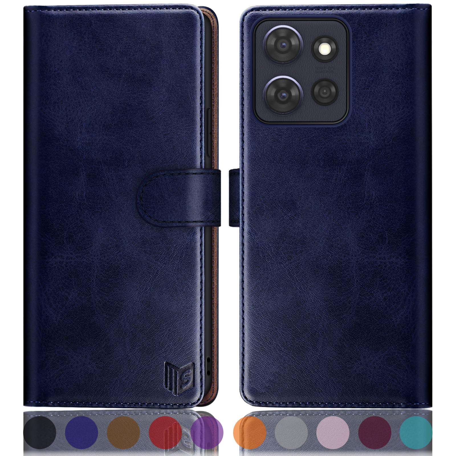 SUANPOT for Motorola Moto G Power 2025/G Play 2025 Wallet case with RFID Blocking Credit Card Holder Flip Book PU Leather Protective Cover Women Men