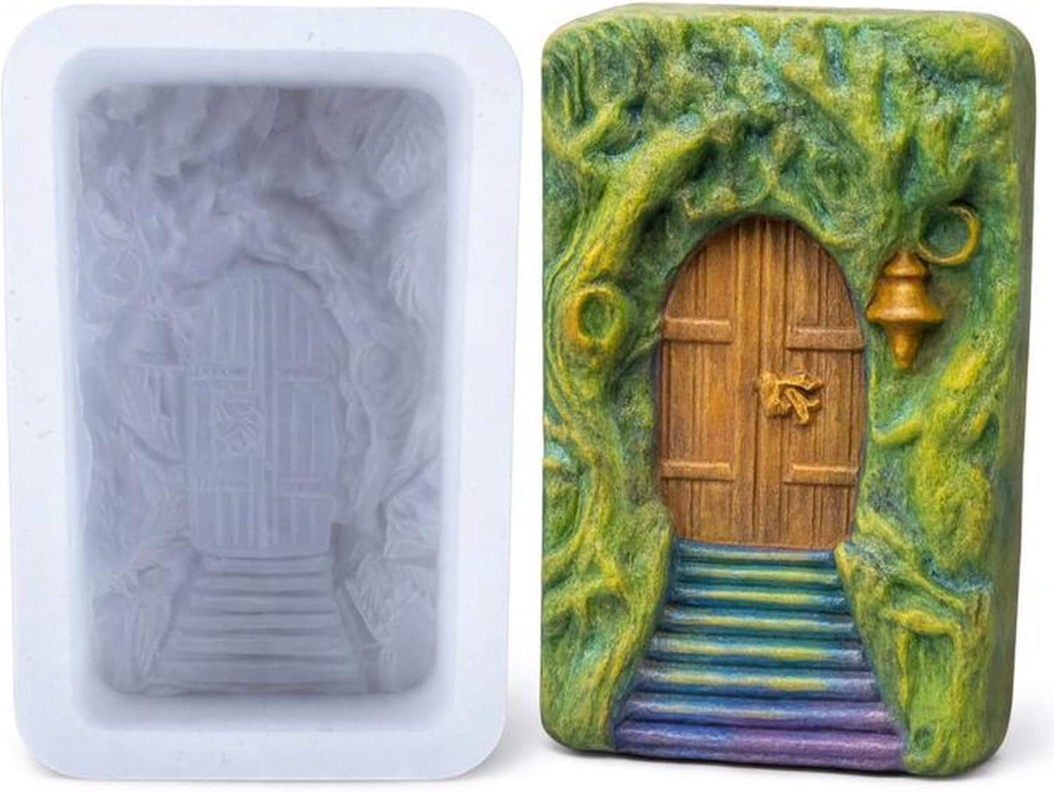 Magical Door Silicone Mold SOAP Plaster Wax Resin Clay GATE
