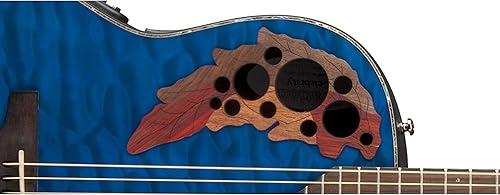 Miniatura 2 de Ovation CE44P-8TQ Guitarra Acústica-Eléctrica, Colcha Azul Trans Arce