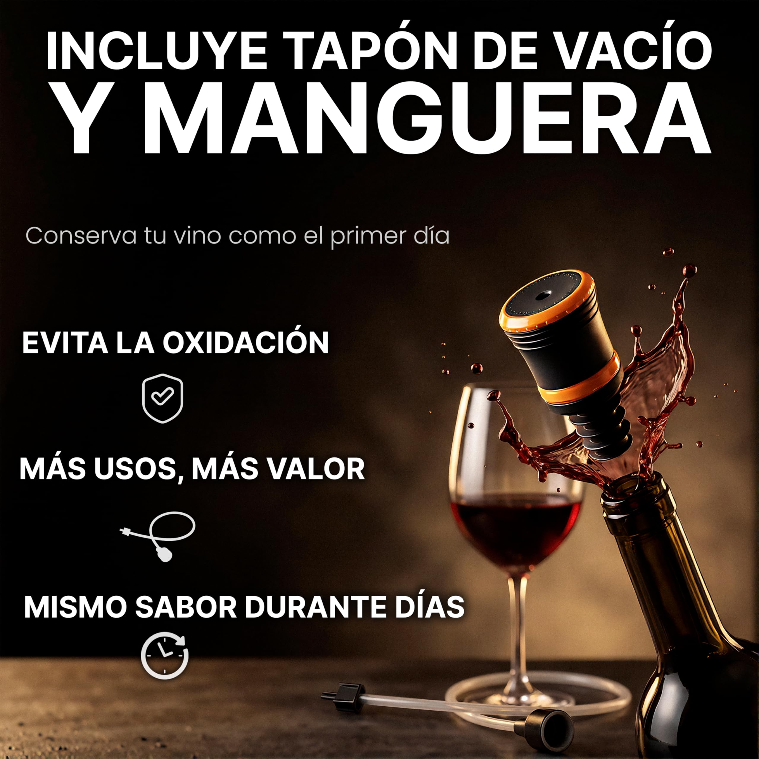 Envasadora al Vacio Doméstica 80 kPa 8 en 1, Sellado Doble Hermético, Incluye Bolsas Gofradas Negras Extra Resistentes, Cortador, Almacén de Rollos, Tapón de Vacio, Set Profesional