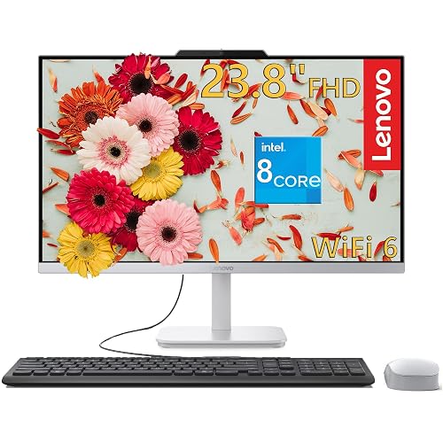 Lenovo IdeaCentre 27' All-in-One Desktop PC, Intel Core i7-13620H 10-Core 4.9GHz, 32GB DDR5 RAM, 1TB PCIe SSD, 5MP Webca