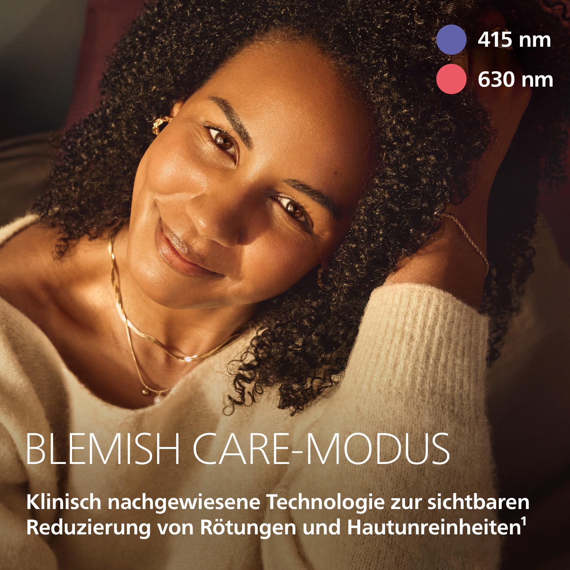 Philips ReAura LED-Gesichtsmaske – 3-in-1 für Gesicht, Augenpartie und Hals, 3 Modi, klinisch bewiesene Rot-, Blau- und Nahinfrarot-Lichttechnologie¹, flexible Passform, 10-Min.-Routine, LTM7100/00