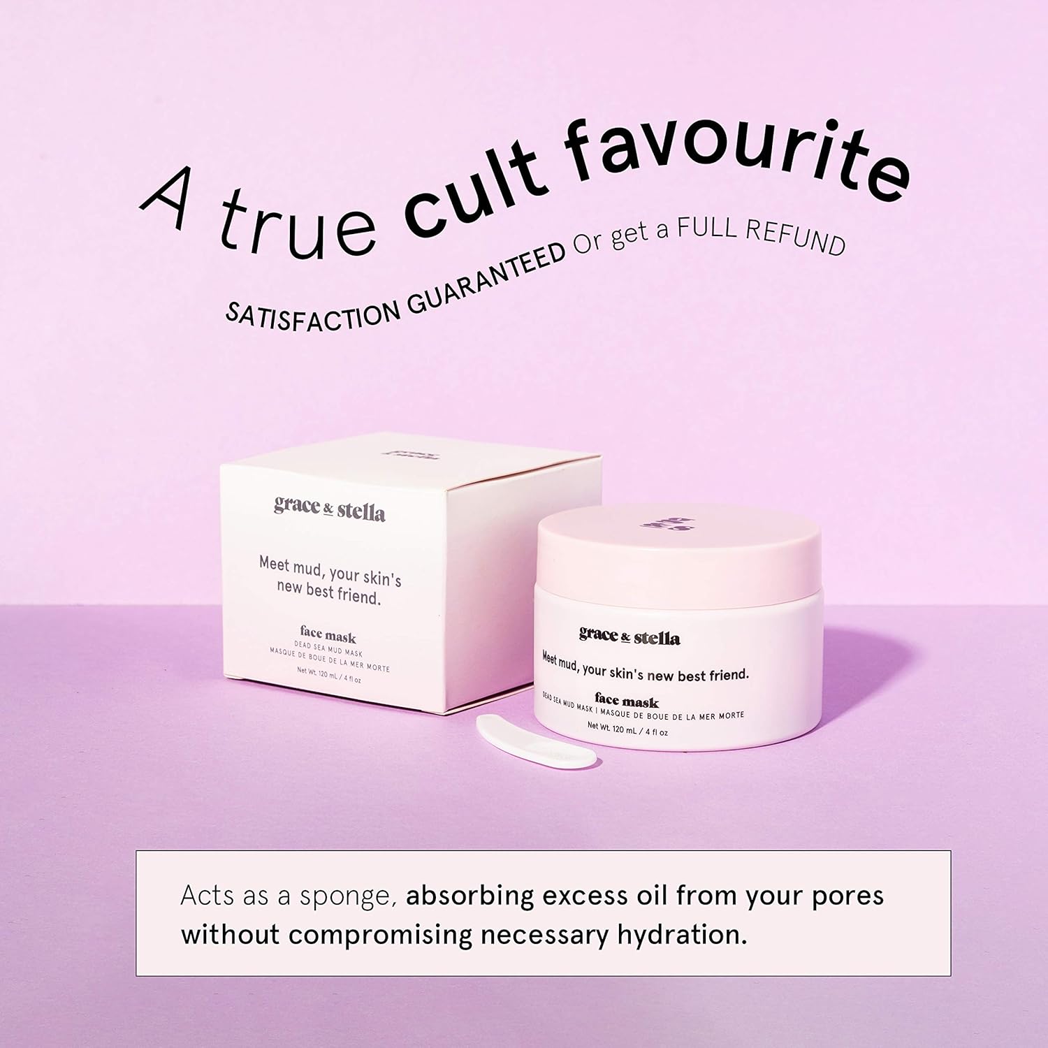 Dead Sea Mud Mask (120ml) Vegan Detox Dead Sea Mask Mud Masks For