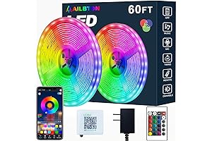 AILBTON Led Strip Lights,60FT Music Sync Color Changing