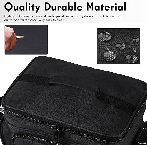 Miniatura 6 de Funda portátil para Nintendo Switch, bolsa de almacenamiento grande compatible con Nintendo SwitchSwitch OLEDSwitch Lite, funda rígida de forro