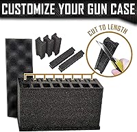 Vista 3 de MY CASE BUILDER Inserto de espuma para cargador de 16 pistolas, almacenamiento de municiones para latas de munición calibre .30, juego de 3 piezas