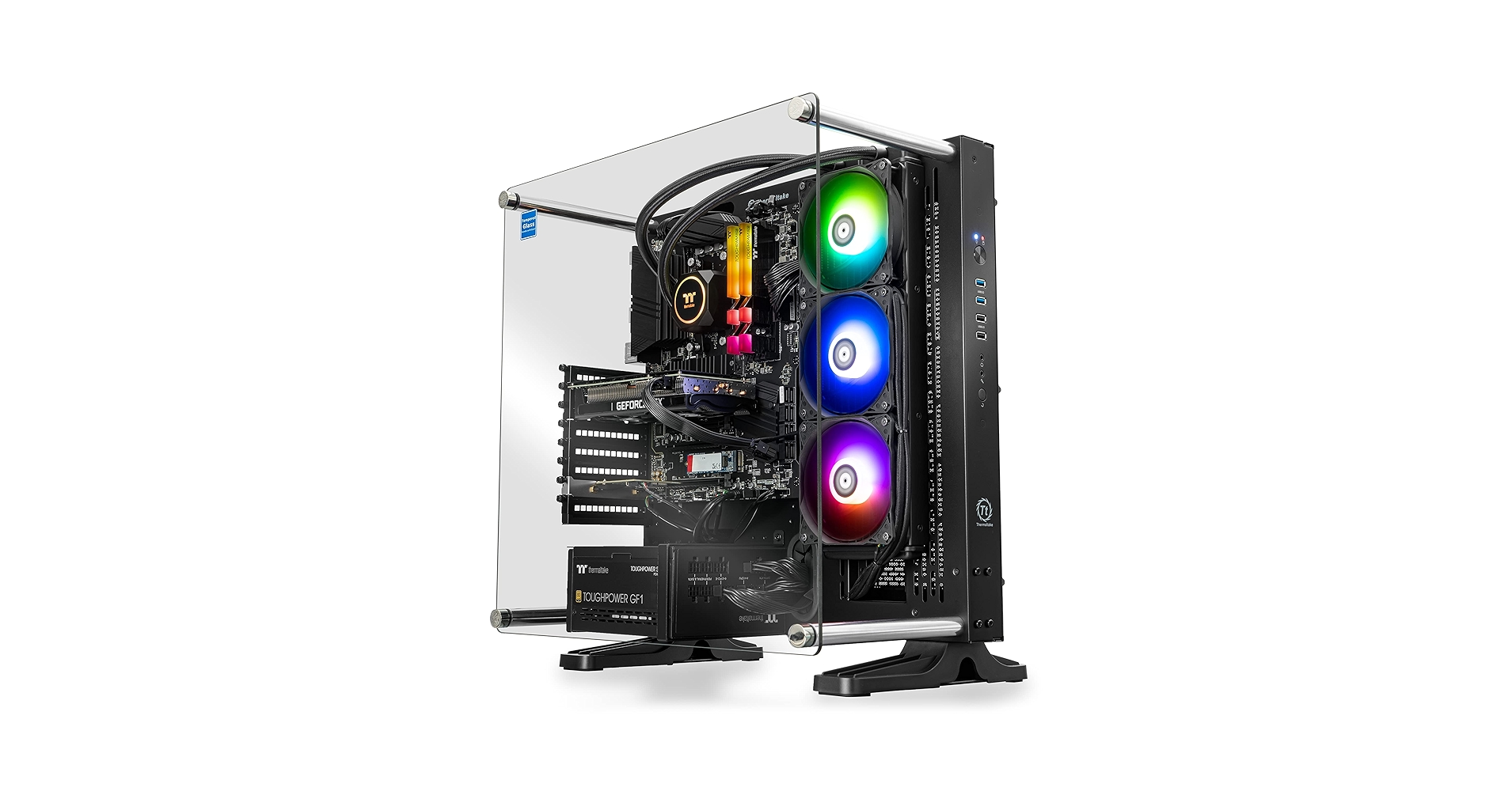 Amazon.com: Thermaltake Shadow 370 v2 AIO Liquid Cooled