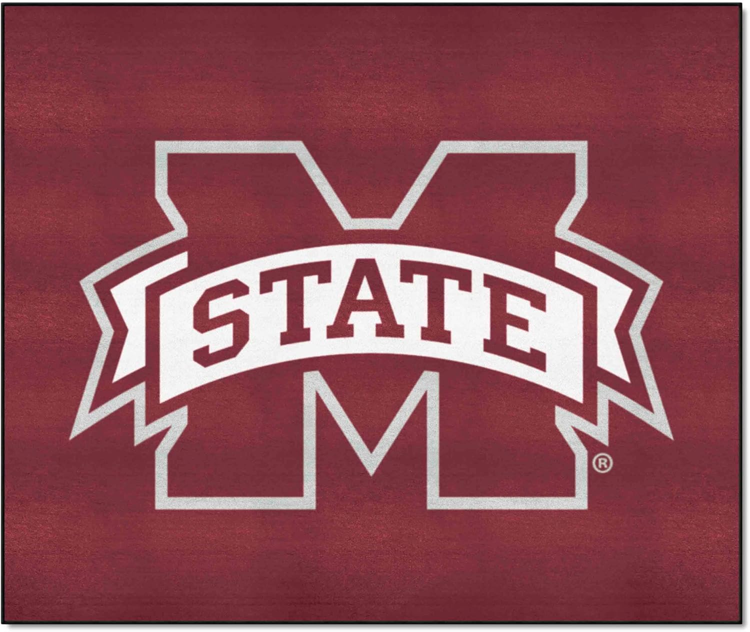 FANMATS 2097 Mississippi State Bulldogs Tailgater Rug - 5ft. x 6ft. Sports Fan Area Rug, Home Decor Rug and Tailgating Mat
