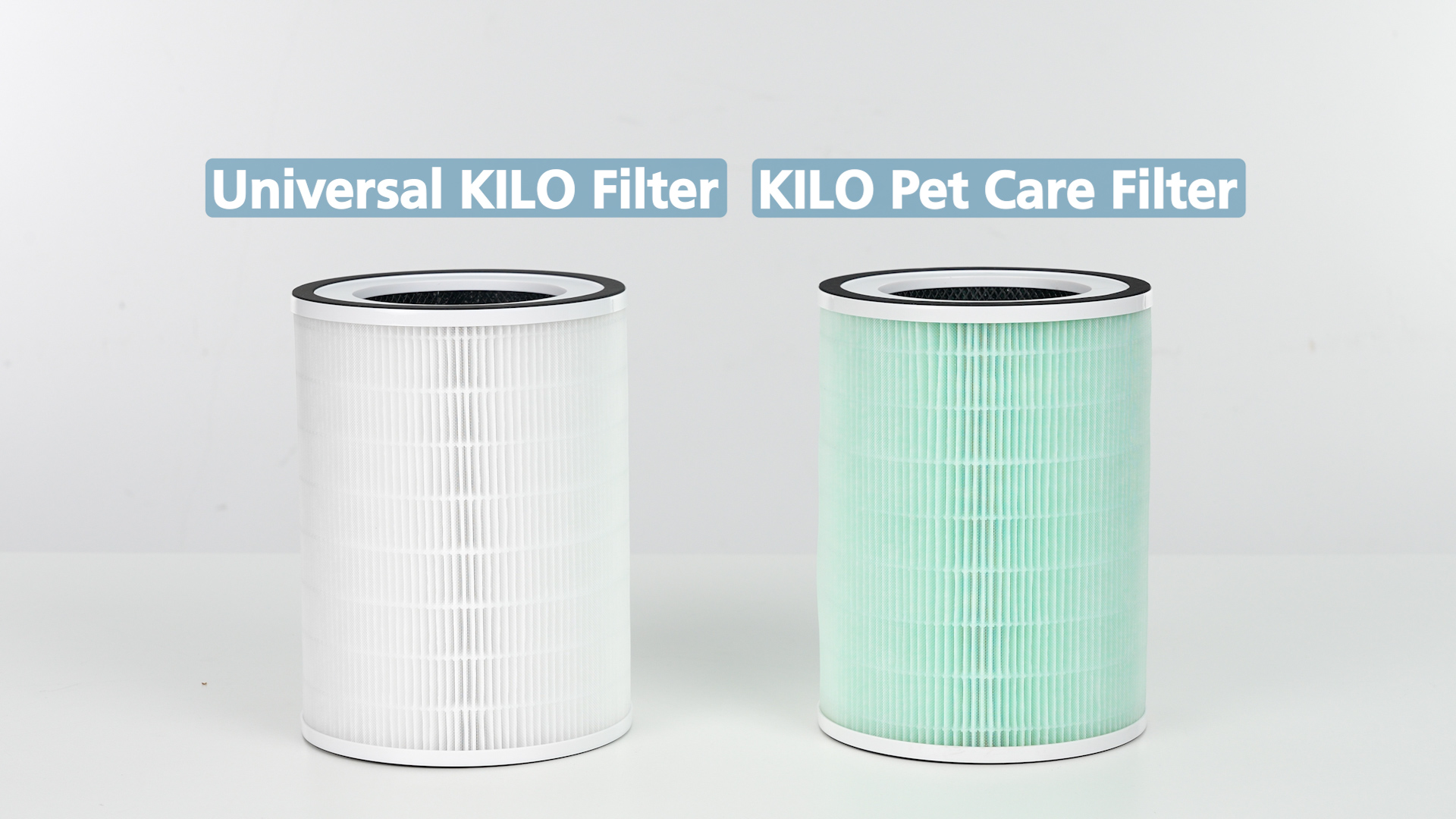 Image of 2 Pack KILO Filter Compatible with Afloia KILO, KILOPLUS, KILOPRO, MIRO,MIRO PRO and MORENTO MR-Kilo, Kalo Air Purifier, 360 3-Stage Filtration for Odor,Smoke,Dust,Pollen,Pets