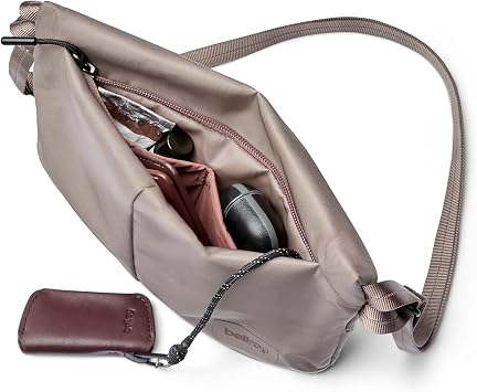 Bellroy Laneway Sacoche, Slim Crossbody Bag - Fawn