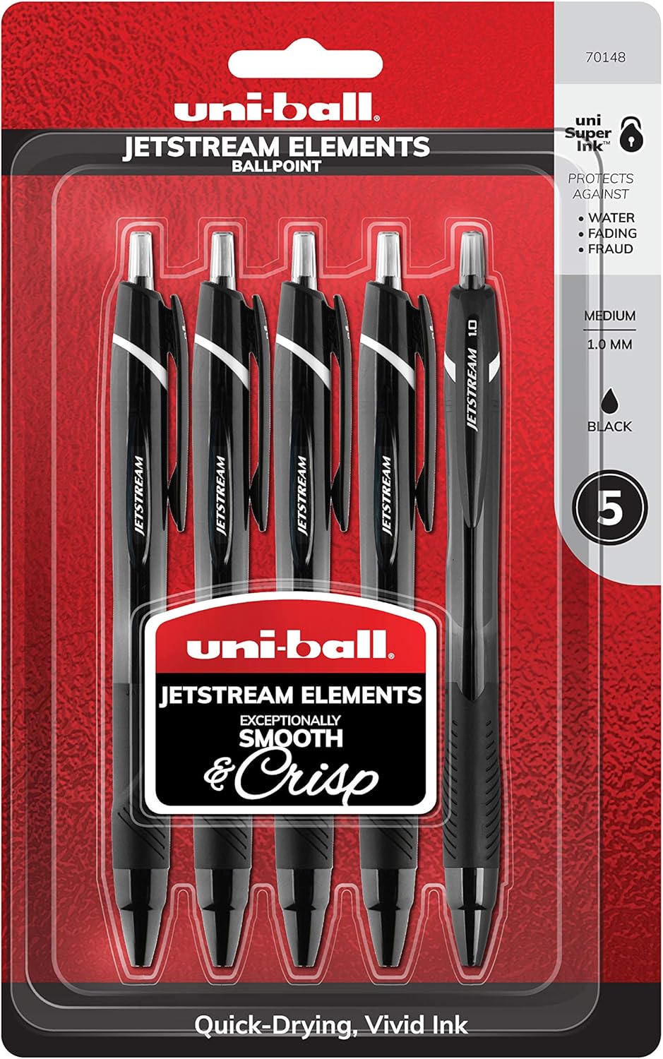 uniball Jetstream Elements Retractable Ballpoint Pen 5