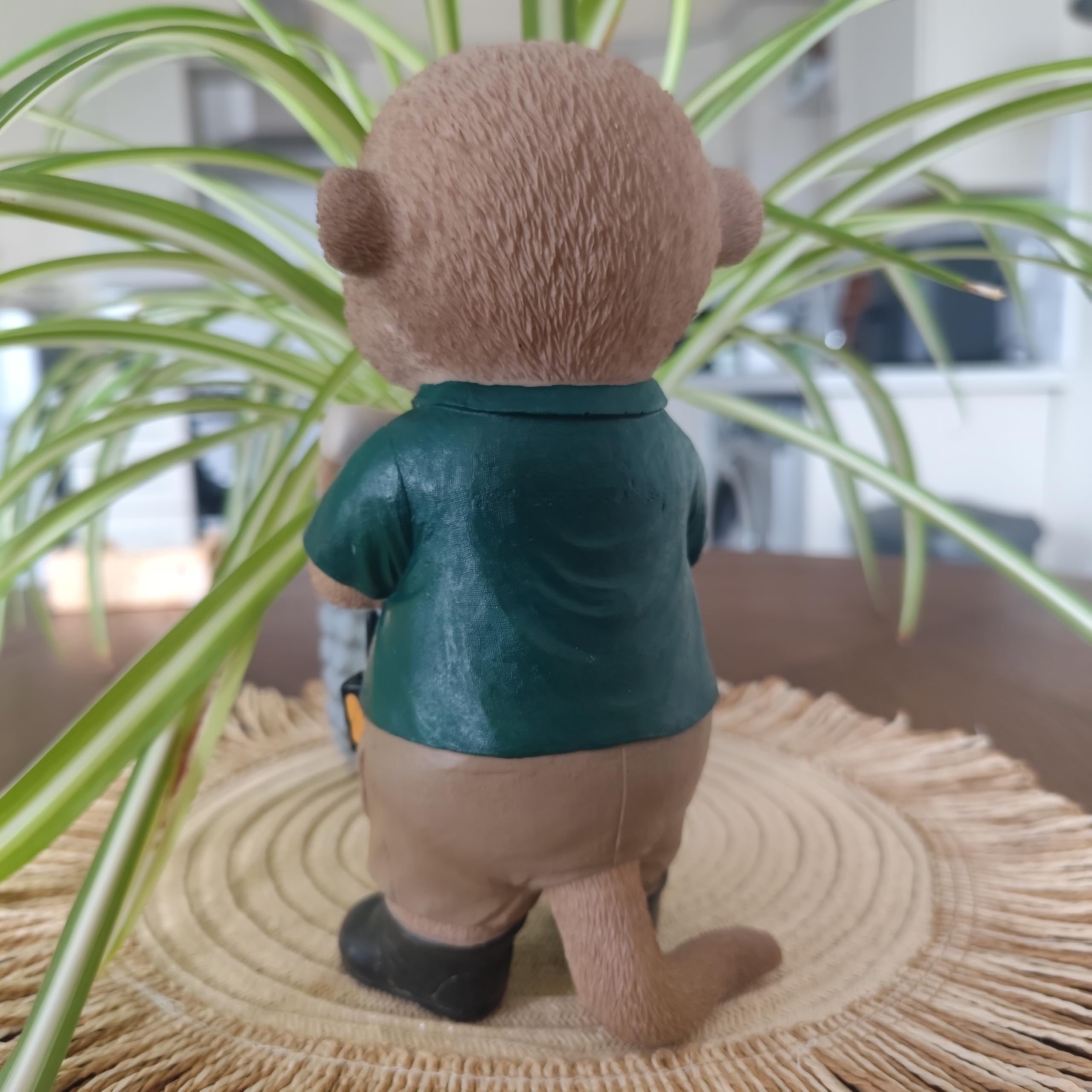 Vivid Arts - XMK-2378-D Baby-Erdmännchen-Zookeeper für Haus oder Garten, 23 cm