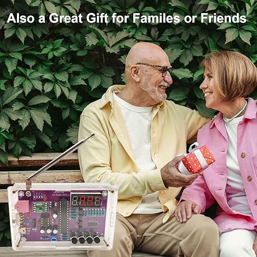 Miniatura 8 de Nuevo kit de soldadura de radio FM, kit de proyecto de soldadura, radio portátil, kits electrónicos de bricolaje alimentados por baterías o cable